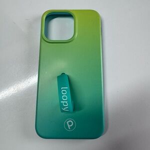 Loopy Lime Ombre iPhone Case